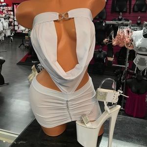 Baby Ocean Blue Matching Skirt Set